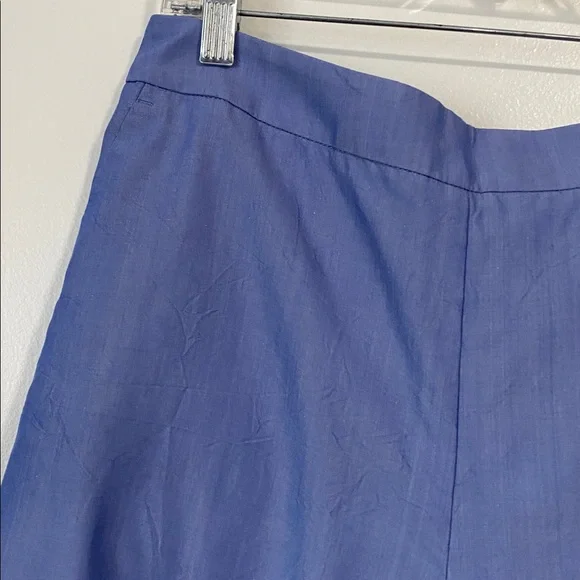 Banana Republic silk blend Light Blue Women's Shorts size 8 - Picture 2 of 10